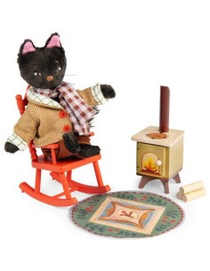 Set cocooning au coin du feu Les Minouchkas - Moulin Roty 2