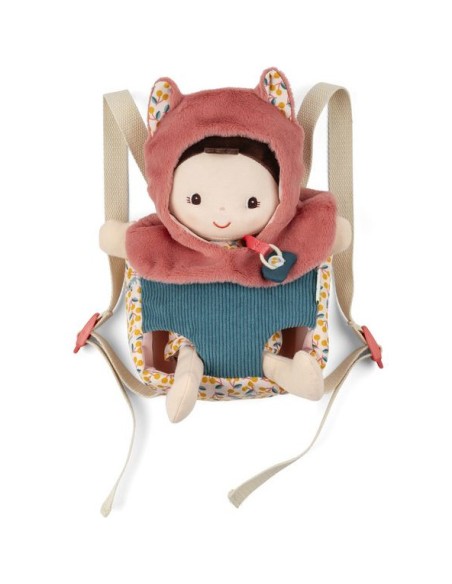 Poupée Jeanne et porte-bébé - Poupée chiffon - Lilliputiens