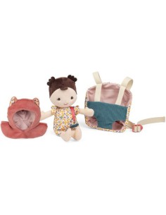 Poupée Jeanne et porte-bébé - Poupée chiffon - Lilliputiens 2