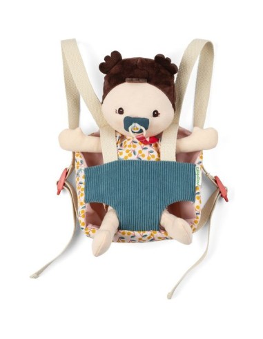 Poupée Jeanne et porte-bébé - Poupée chiffon - Lilliputiens