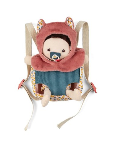 Poupée Jeanne et porte-bébé - Poupée chiffon - Lilliputiens