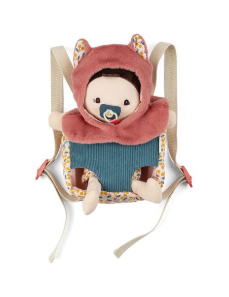 Poupée Jeanne et porte-bébé - Poupée chiffon - Lilliputiens