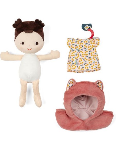 Poupée Jeanne et porte-bébé - Poupée chiffon - Lilliputiens