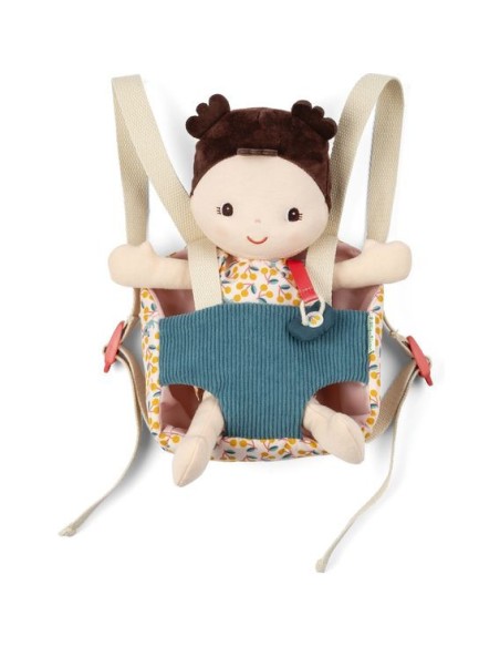 Poupée Jeanne et porte-bébé - Poupée chiffon - Lilliputiens