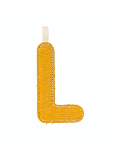 Lettre L jaune phosphorescente - Décoration chambre - Lilliputiens