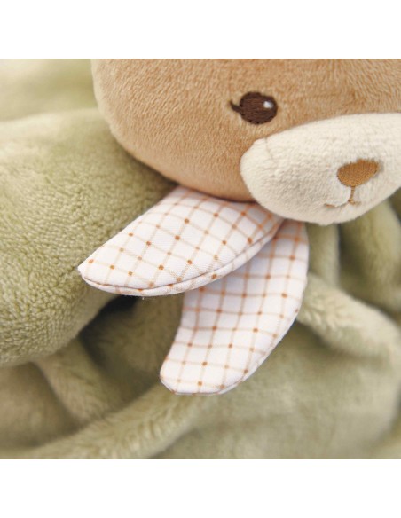 Ours en peluche Patapouf vert pour bébé, 17 cm - Peluche ours - Kaloo
