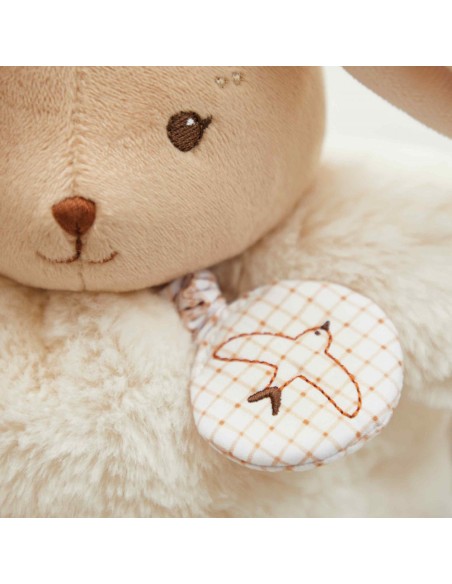 Peluche musicale lapin pour bébé, naissance - Patapouf crème - Kaloo