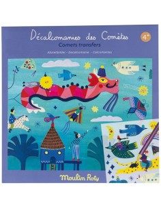 Décalcomanies Les Comètes Filantes - Activité enfant - Moulin Roty