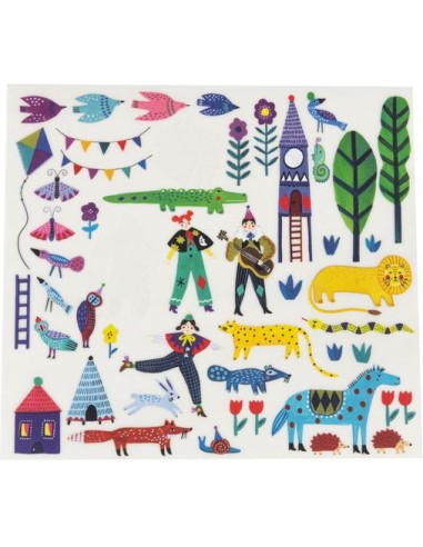 Décalcomanies Les Comètes Filantes - Activité enfant - Moulin Roty