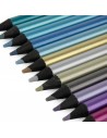 12 crayons de couleur métallisés Les comètes filantes - Moulin Roty