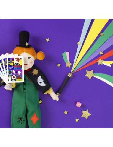 Poupée Lulu Les comètes filantes - Moulin Roty Poupée Lulu Les comètes filantes - Moulin Roty