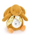 Veilleuse Lapin Musicale Projection Jaune - Doudou Et Compagnie