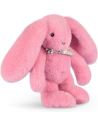 Lapin Fleurette : Peluche Lapin rose 25 cm - Doudou et Compagnie