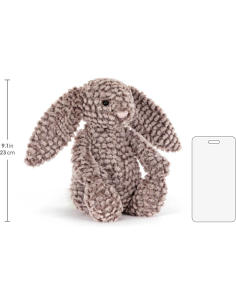 Jellycat Peluche Bashful Luxe Bunny Pine 2