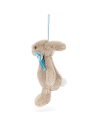Jellycat Peluche Bashful Beige Bunny Decoration