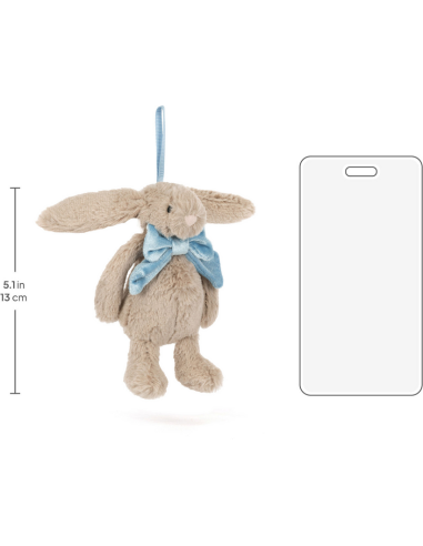 Jellycat Peluche Bashful Beige Bunny Decoration