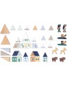 Set cubes en bois - Vallée blanche - Janod