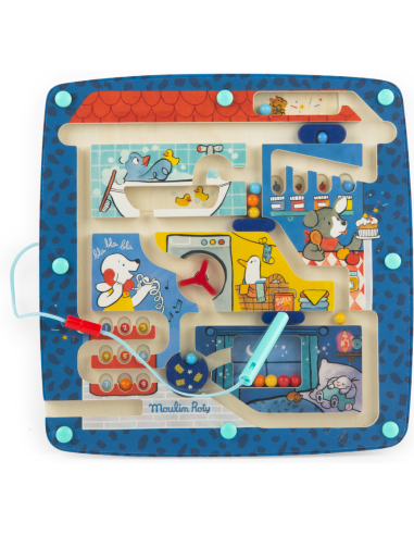 Labyrinthe magnétique Puce & Pilou - Moulin Roty