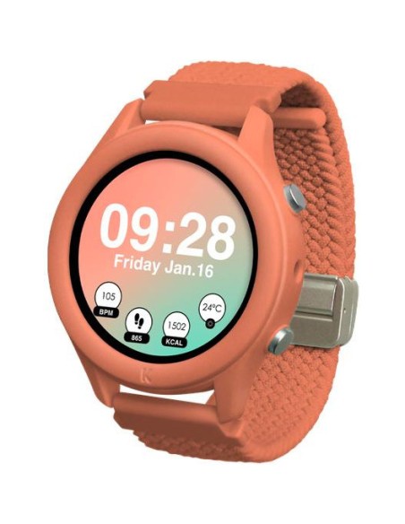 Montre connectée K-Watch corail - Kidywolf - Nespart