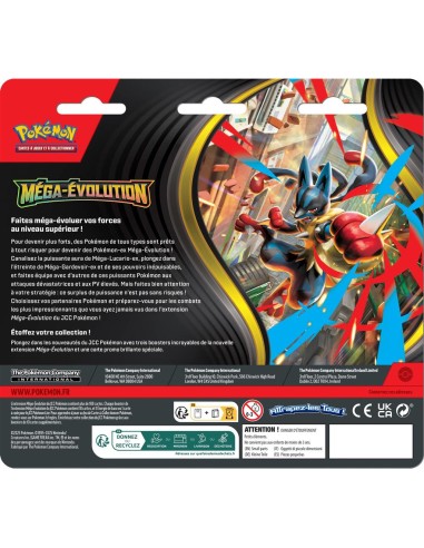 ME01 : pack 3 boosters - Pokémon