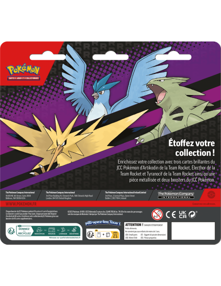 Pack 2 boosters + 3 cartes brillantes Méga Evolution Pokémon