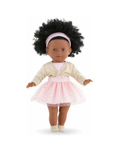 Ensemble cours de danse rose et or pour poupée 36 cm - Corolle