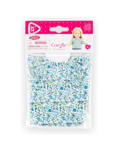 Blouse fleurie pour poupée 36 cm - Corolle