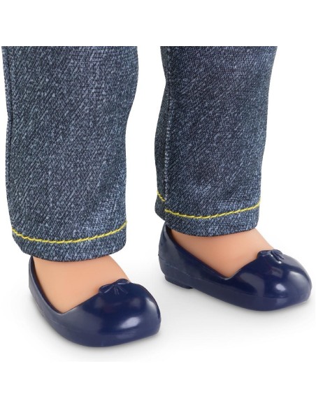 Chaussures pour poupée ma 36 cm : ballerines bleu marine - Corolle Chaussures pour poupée ma 36 cm : ballerines bleu marine - Corolle