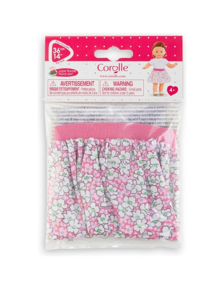 Jupe florale pour poupée 36 cm - Corolle