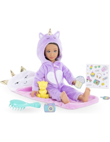 Poupée mannequin girls : luna pyjama party - Corolle