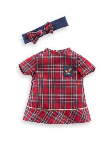 Vêtements pour ma poupée 36 cm : robe et bandeau - en fêtes - Corolle