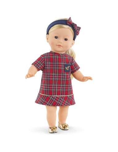 Vêtements pour ma poupée 36 cm : robe et bandeau - en fêtes - Corolle