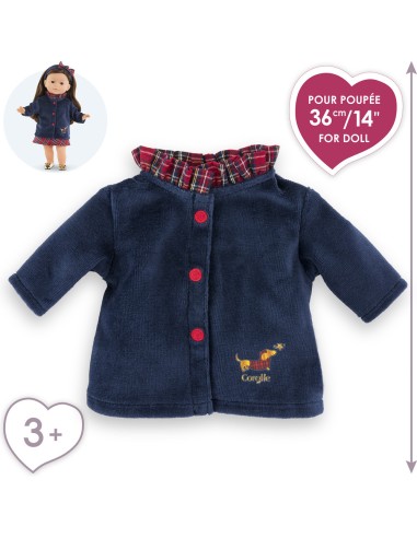 Vêtement pour ma poupée 36 cm : manteau - en fêtes - Corolle