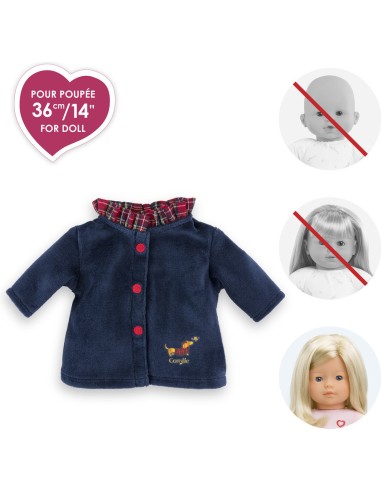 Vêtement pour ma poupée 36 cm : manteau - en fêtes - Corolle