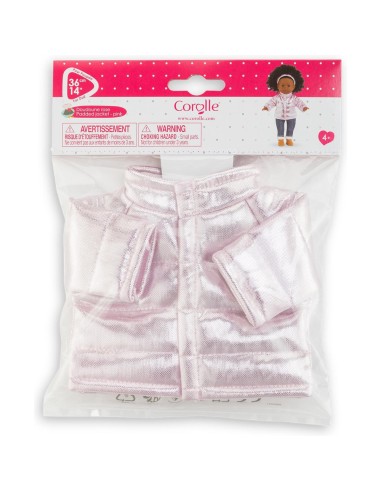 Vêtement pour poupée ma 36 cm : doudoune rose - Corolle
