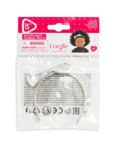 Accessoire pour poupée ma : serre-tête argenté - Corolle