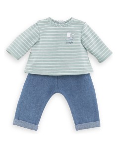 Vêtements pour grands poupons 36 cm mon classique : pantalon et marinière bords de loire - Corolle