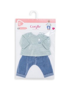 Vêtements pour grands poupons 36 cm mon classique : pantalon et marinière bords de loire - Corolle 2