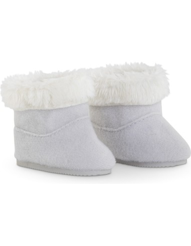 Vêtements pour poupée ma 36 cm : bottes fourrées grises - Corolle