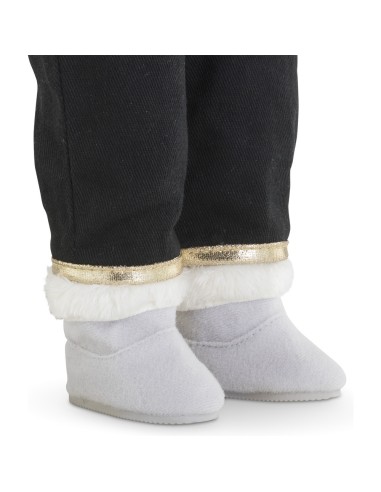 Vêtements pour poupée ma 36 cm : bottes fourrées grises - Corolle