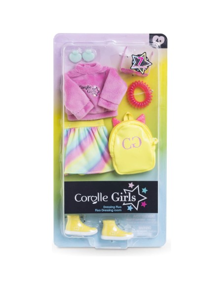 Vêtements pour poupée mes girls : dressing fluo - Corolle