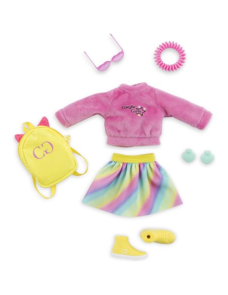 Vêtements pour poupée mes girls : dressing fluo - Corolle