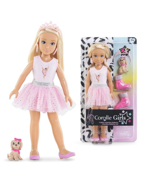 Poupée mannequin mes girls : coffret valentine ballerine - Corolle