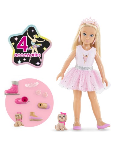 Poupée mannequin mes girls : coffret valentine ballerine - Corolle