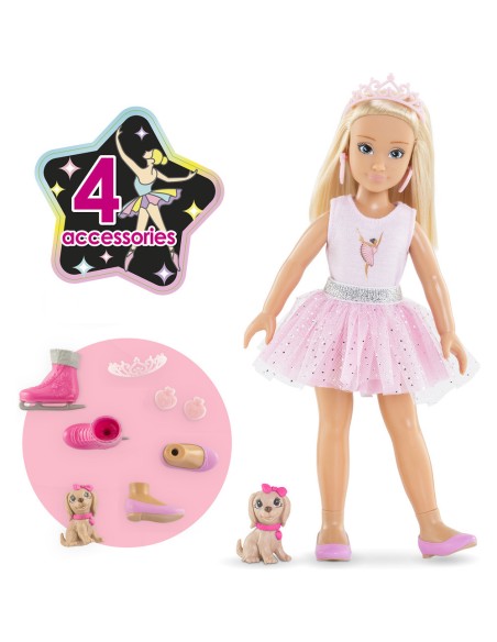 Poupée mannequin mes girls : coffret valentine ballerine - Corolle