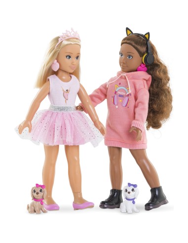 Poupée mannequin mes girls : coffret valentine ballerine - Corolle