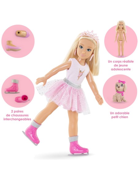 Poupée mannequin mes girls : coffret valentine ballerine - Corolle