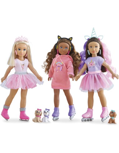 Poupée mannequin mes girls : coffret valentine ballerine - Corolle