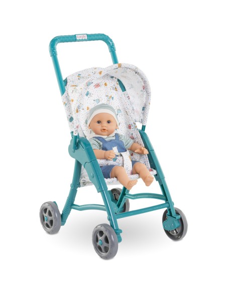 Poussette pour poupon 30 cm : poussette oursons - Corolle