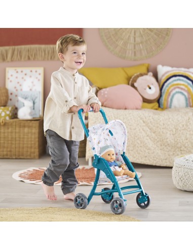 Poussette pour poupon 30 cm : poussette oursons - Corolle